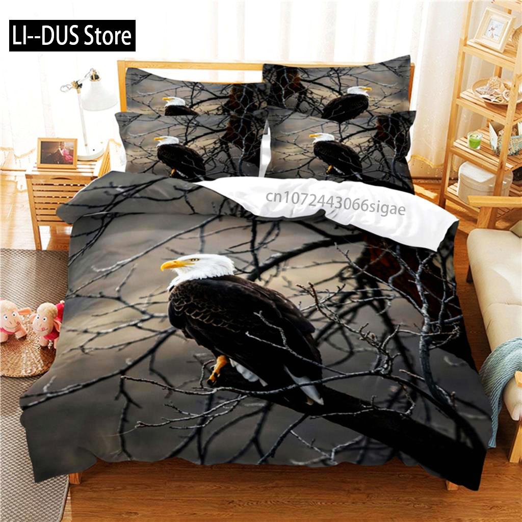 Comforter Eagle Bedding Set 3D Bedding Digital Printing Queen Size Bedding Set Fashion Design