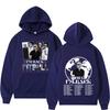 Rapper Pitbull I'm Back 2026 Tour Print Hoodie, Unisex Hip Hop Pullover, Long Sleeve Loose Casual Sweatshirt Streetwear Top