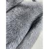 Fur Premium Imitation Fox Fur Environmentally Friendly Fur Coat Autumn and Winter V-neck Simple Women's Fur Coat
