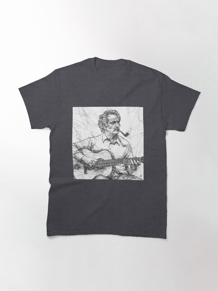 Georges Brassens GEORGES BRASSENS Tuscheporträt .1 Klassisches T-Shirt