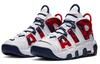 Nike Air More Uptempo White Blue Red Camo GS CZ7885-100