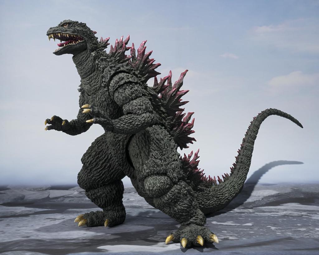 TAMASHII NATIONS MonsterArts Godzilla G Annihilation Strategy Godzilla Omtrent 160mm PVC ABS Malt Bevegelig Figur S.H. vs. Megaguirus (2000)
