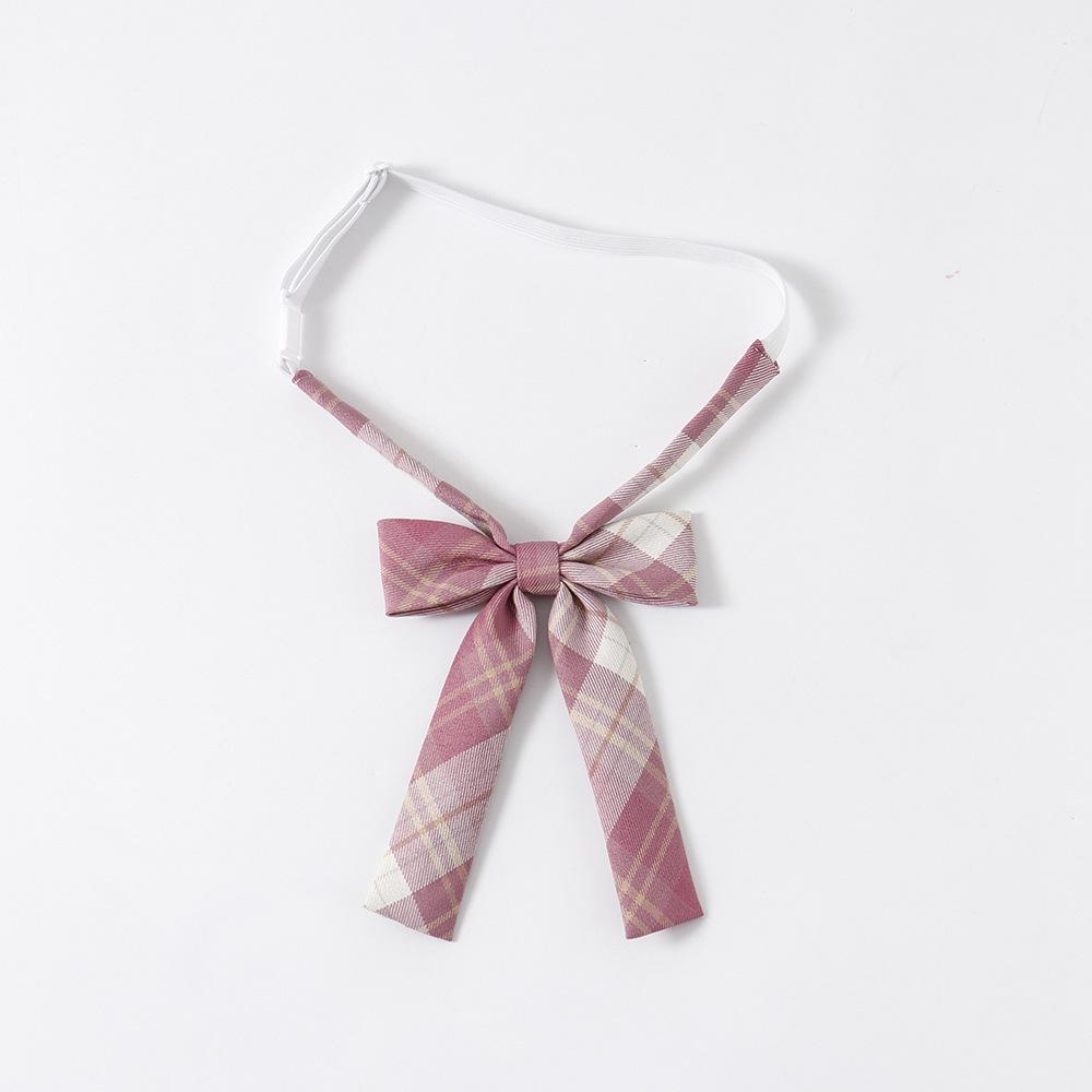 High-Waisted Japanese School Uniform Plaid Pleated Skirt - Raspberry & Black Tea
