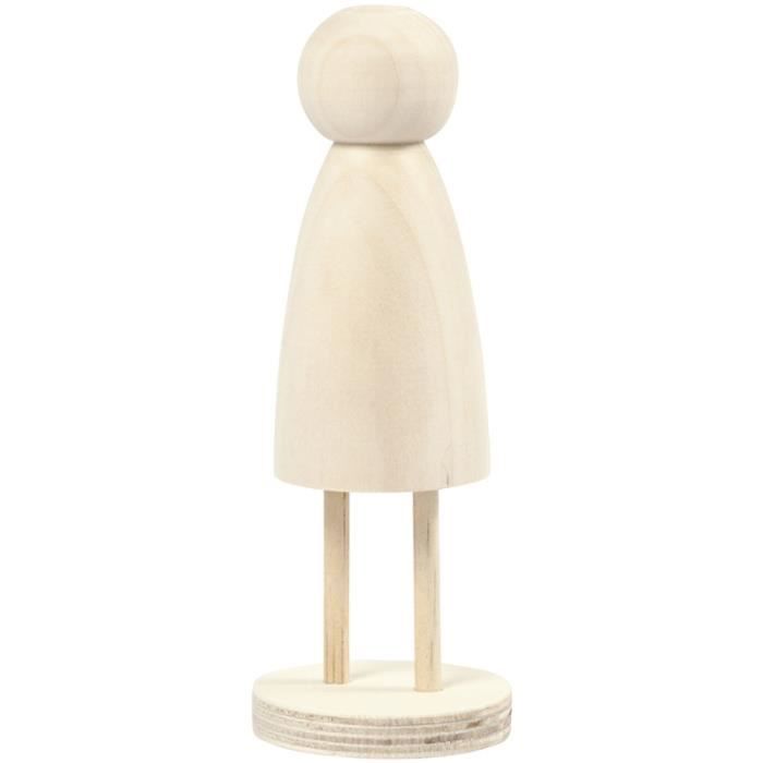 Wooden Figurine To Decorate - 13.8 X 5 Cm - 1 Pc