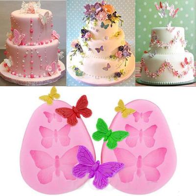 classic butterfly silicone fondant