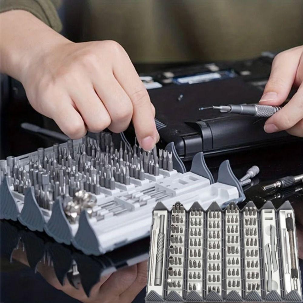 Durable Design 128-Piece Screwdriver Set Hexagonal Shaped Magnetic Repair Tool Kit  Home Repair