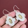 Fossil Coral Earring Handmade Earrings Gemstone Jewelry 925 Sterling Silver Earring Fossil Coral Jewelry Gifts For Women Designer Jewelry