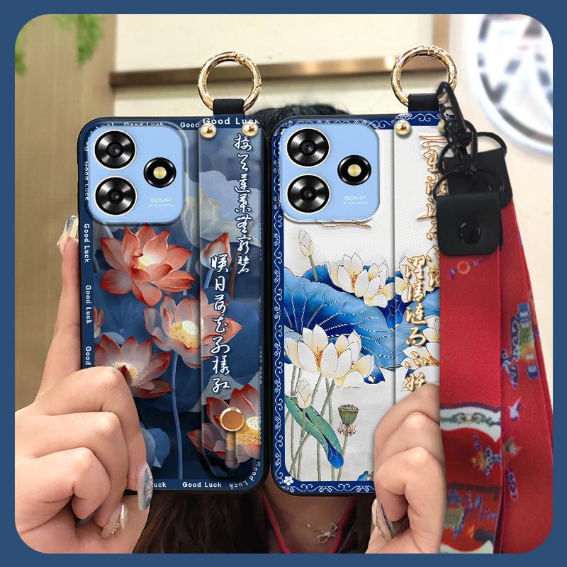 Nárazuvzdorný náramek pouzdro na telefon pro ZTE Blade A73 4G/V50 Smart šňůrka Vodotěsný Ochranný Prachotěsný Zadní kryt