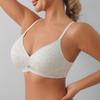 Small Chest Push-up Bra Seamless Thin Shoulder Straps Without Steel Ring Soft Support Upper Support Anti-sagging Adjustable Bra