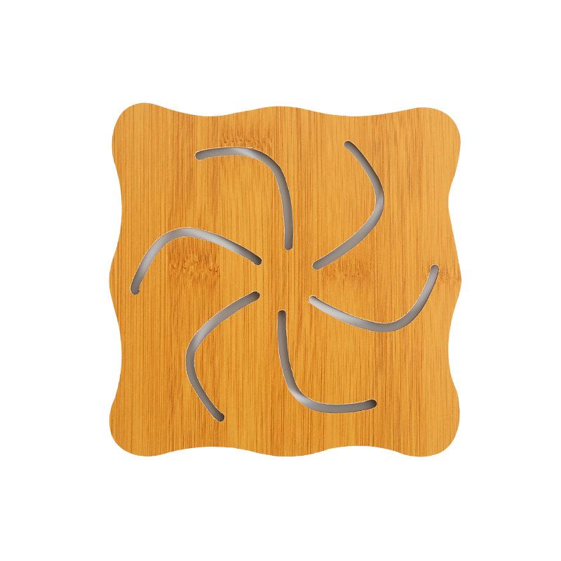 Creative Wooden Heat-Resistant Table Mat - Placemat, Coaster, and Anti-Scald Pad