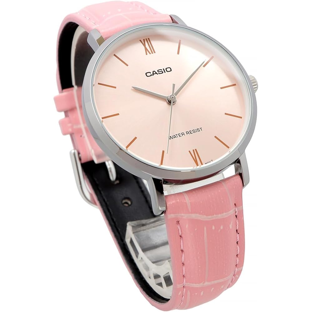 Casio LTP-VT01L-4B Quartz Women's Watch Pastel Pink Analog Design