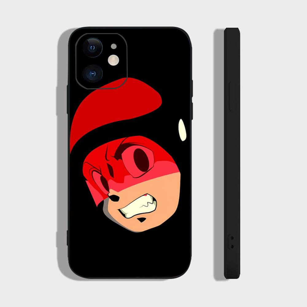 A-AOKIZY Animation Art Phone Case For IPhone 17 Air 16 15 14 13 Pro Max 11 12 Black Silicone Cover