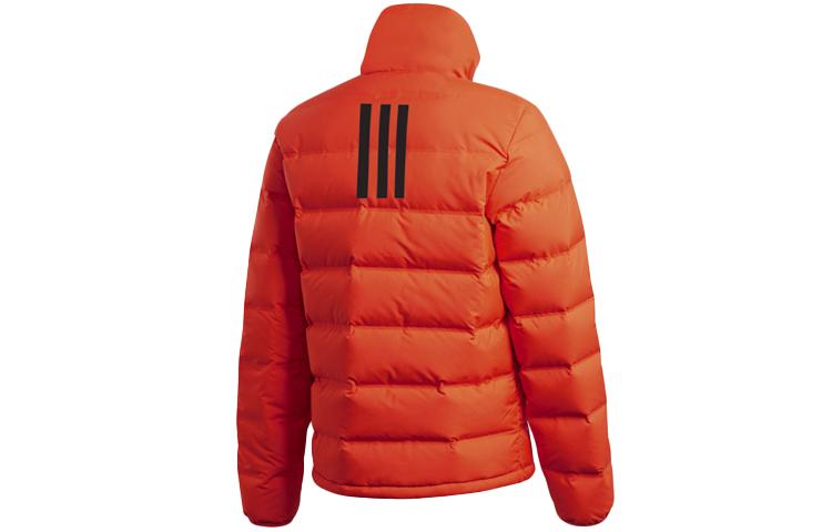 Adidas Down Jackets Men's Orange Stand Collar Moderate Other DZ1448