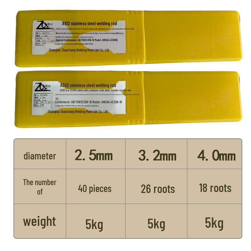 Shanghai Long Stainless Steel Welding Rod A102/A302/A022 E308-16/309-16