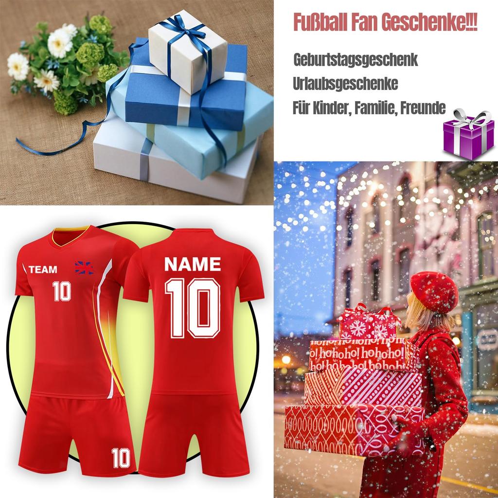DIY-tilpassede fotballdrakter i to deler for voksne og barn