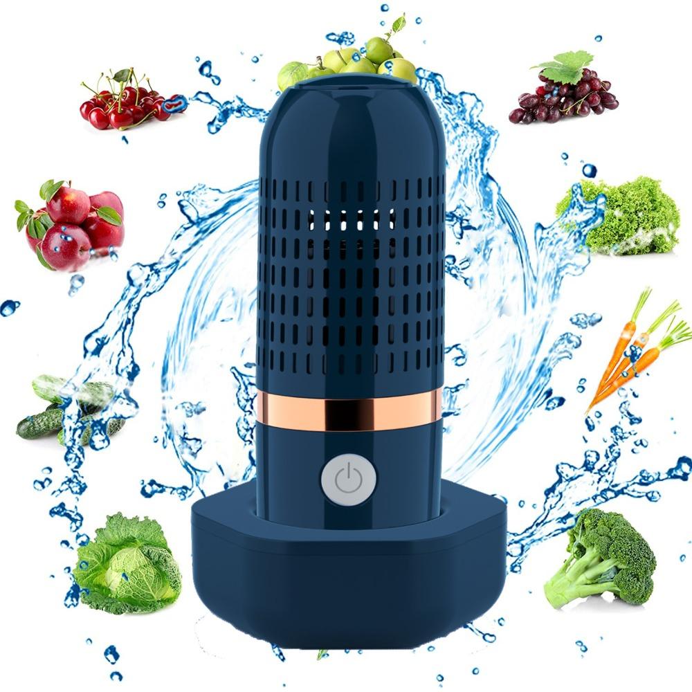 Automatic Fruit Vegetable Washing Machine Wireless Fruit Vegetable Purifier Sink