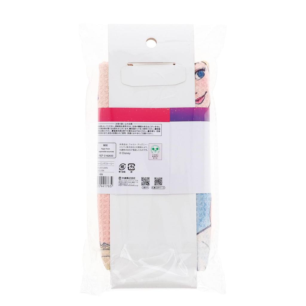 Marushin Junior Bath Disney Princess Charming for 2125026900 Towel, Story, Quick-Drying, Girls,