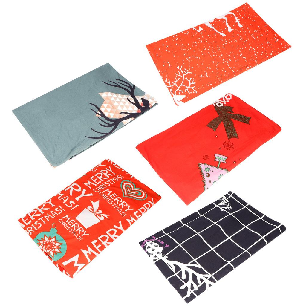 Christmas Chair Cover Dining Chair Protecting Slipcover Elastic Chair Cover Furniture Decor