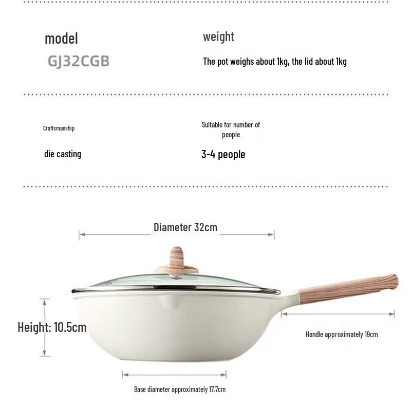 COOKER KING Maifan Stone Non-stick Wok