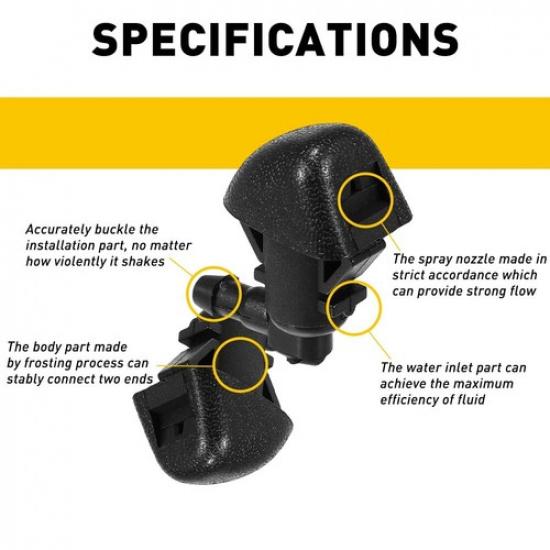 Windshield Washer Fluid Nozzle Connector Hose For Dodge Durango Charger Jeep RAM