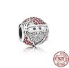 Red Motorcycle Rider & Good Fortune Carp Fish Dangle Charm Beads Fit Original Fasion 925 Sterling Silver Bracelet Women Jewelry