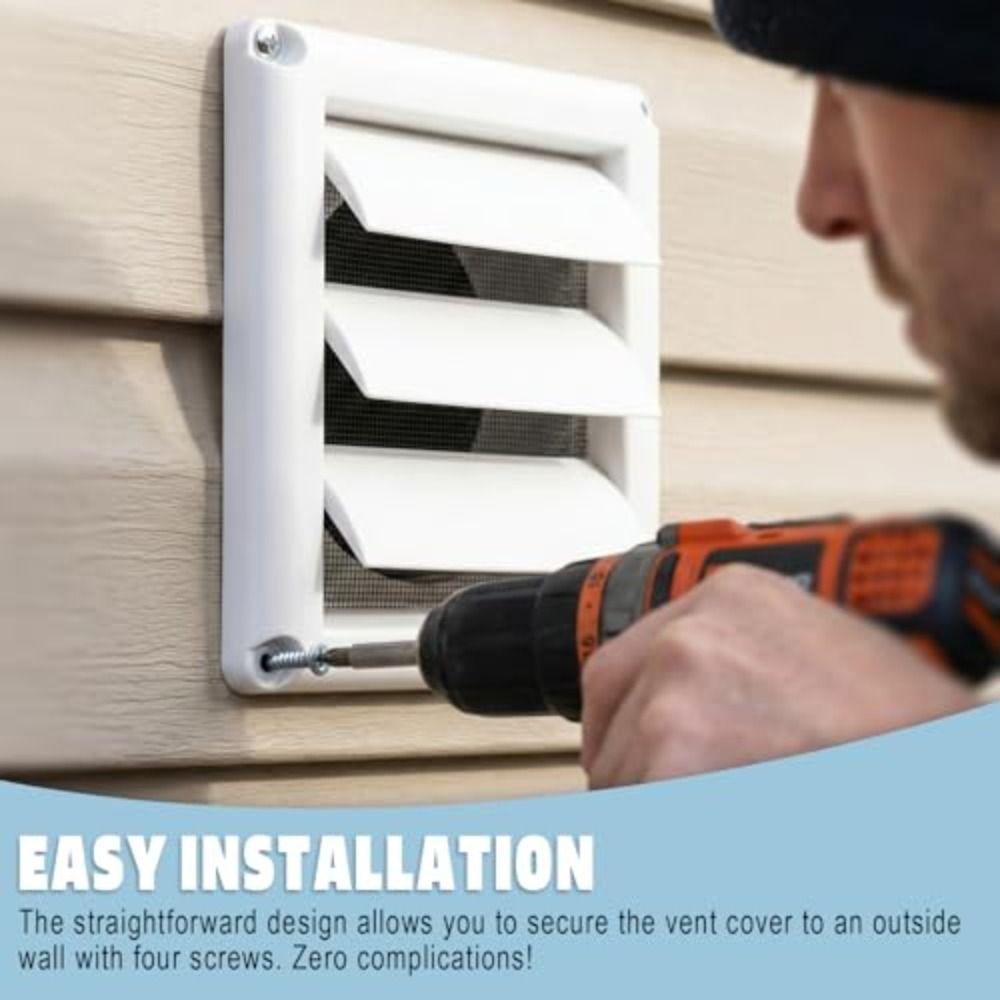 Grille Covers Dryer Outlet Cover Plastic Material Ventilation Grill  Retaining Wall Ducts