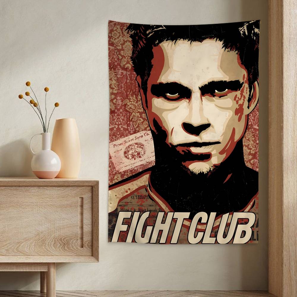 Movie Fight Club Classic Hanging Bohemian Tapestry Bohemian Wall Tapestries Mandala Kawaii Room Decor