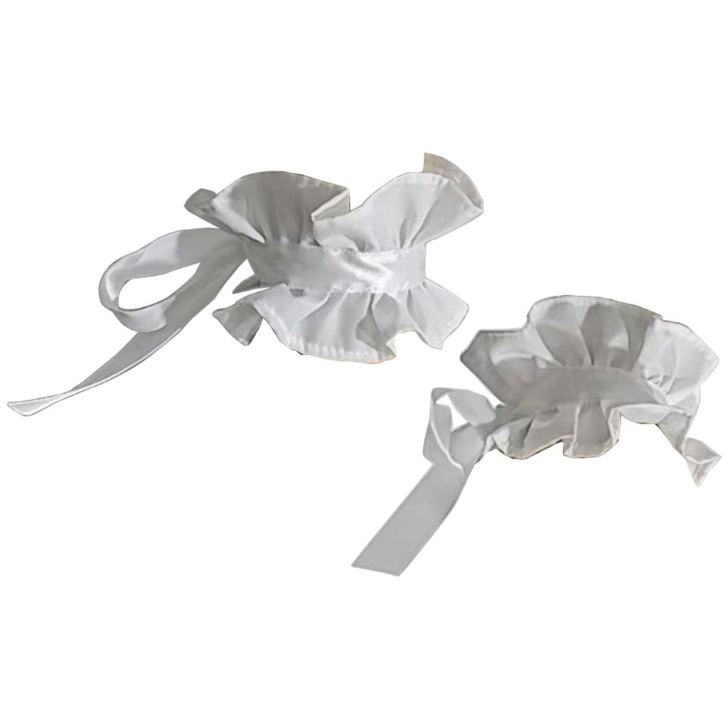 Victorian Ruffled Decorative Collar Lace Cuff Sleeves For Halloween Costume And Cosplay Event Gathering Accessories