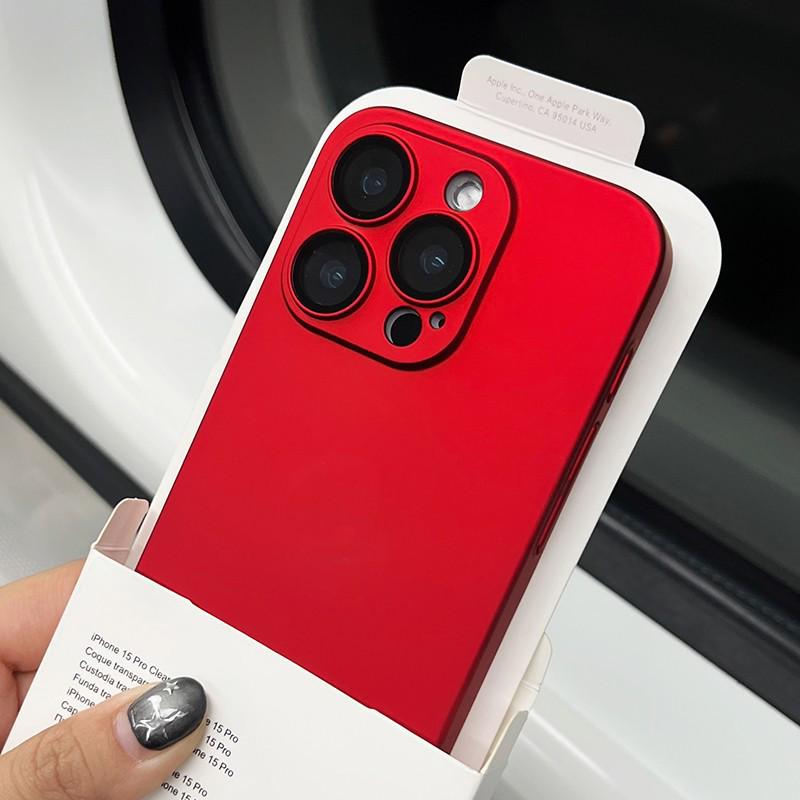 

Chinese Red Little Horse Gyroscope Stand Case for iPhone 17 Pro Max - Skin-Feel Design iPhone 16 Plus