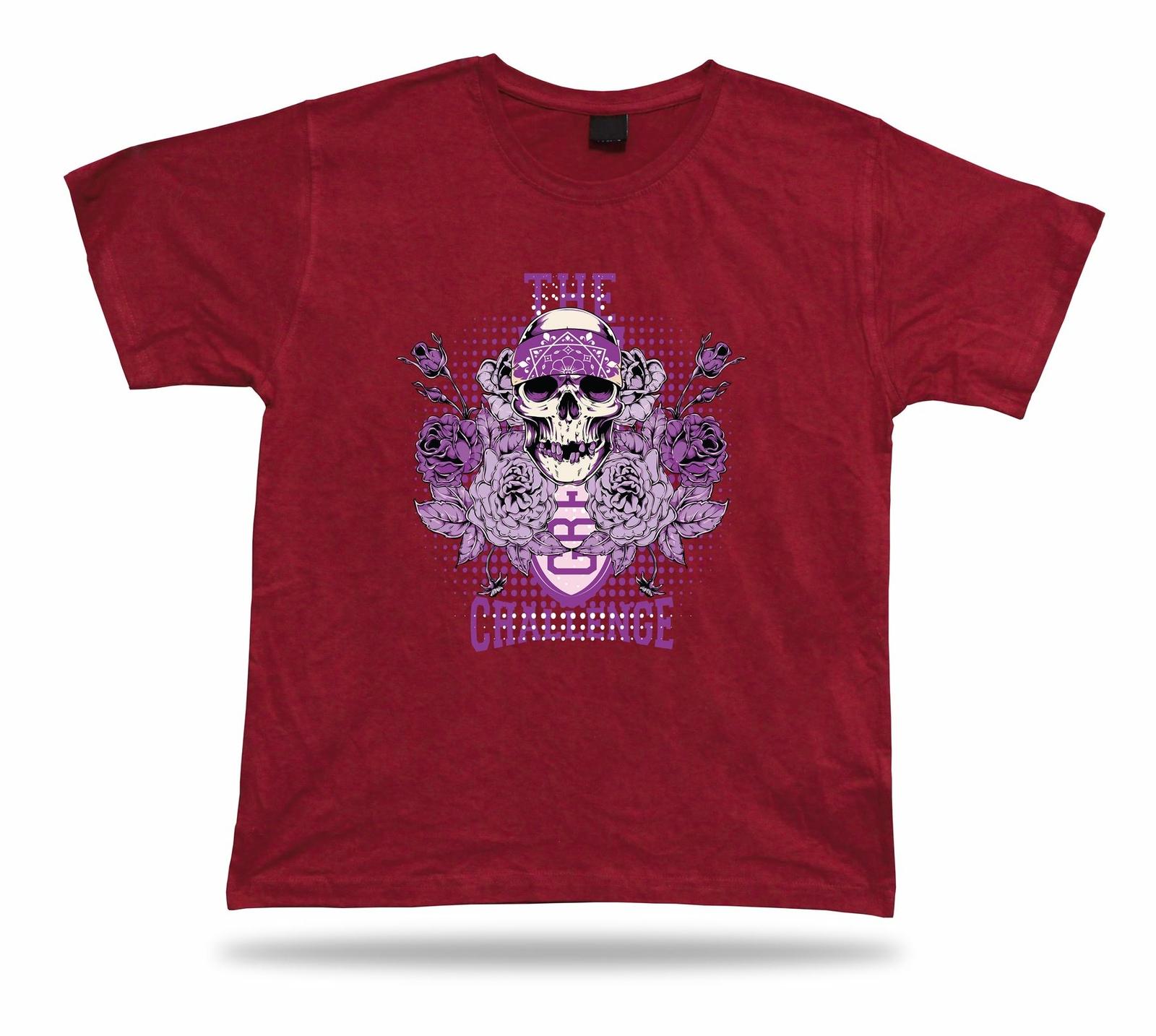 

Tshirt Tee Shirt Birthday Gift Idea Great Challenge Skull Gangster Retro Classic 5XL різнокольоровий