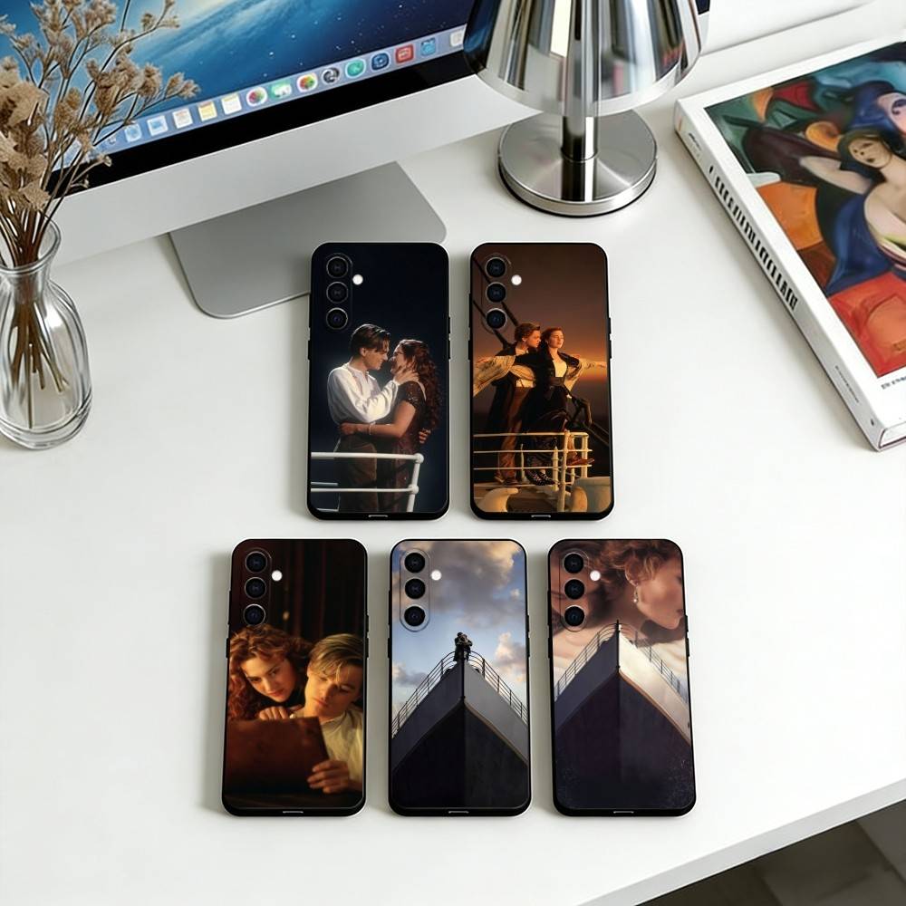 T-Titanic Phone Case Soft Black For Samsung Galaxy A73,A72,A71,A70,A53,A52,A51