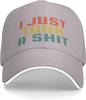 I Just Took A Shit Humor Baseball Cap Funny Gag Gift Polyester Casual Adjustable Sun Protection Hat