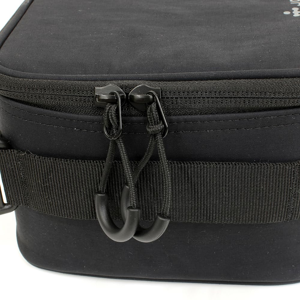 Armazenamento de Carretel Quadrado para Plaina 17 x 17 x 11 Cabe em Grandes com Estojo Protetor para Equipamento de Pesca, Estojo Semi-Rígido, cm, Carretéis, Bolsos,