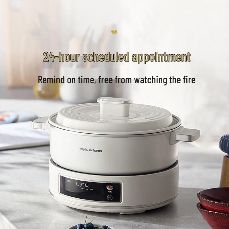 Электрический мультиварка-хотпот Morphy Richards MR8902, индукционный, с китайской вилкой (адаптер в комплекте)