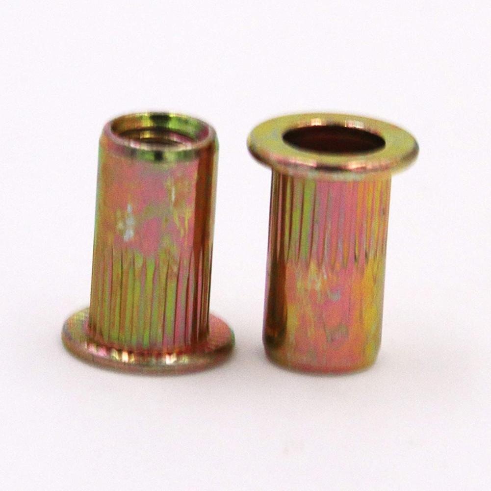 Rivet Nuts Assorted Carbon Steel Flange Knurled Body