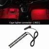 24LED Car Interior Ambient Foot Strip Light Kit Backlight 5V USB Auto Decorative Atmosphere Neon Lamp Vehicle Accessories