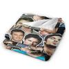 Soft Warm Blankets Travel Office The Vampire Diaries Damon Salvatore TV Series Bedding Throws Flannel Bedspread For Bed Cover