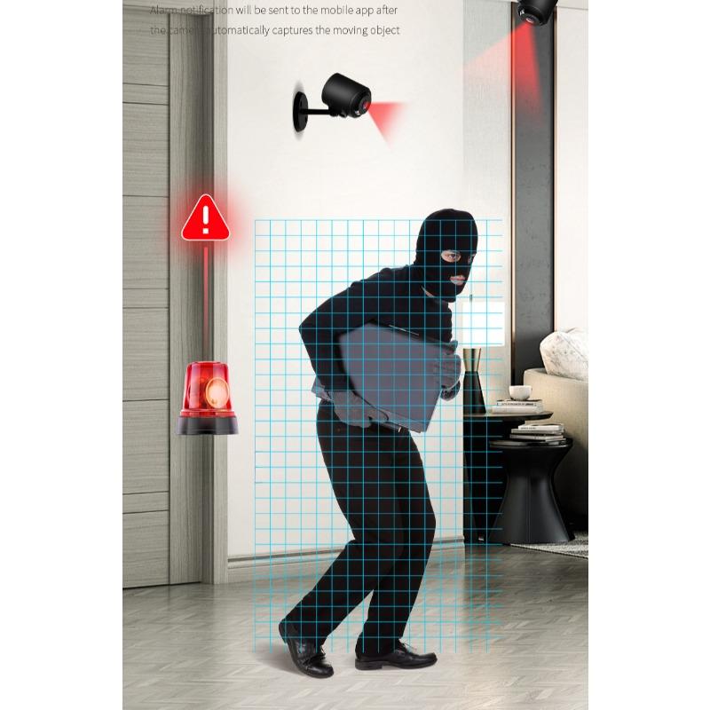 A9 camera upgrade, home wireless wifi surveillance camera c1 small camera monitor high definition night vision