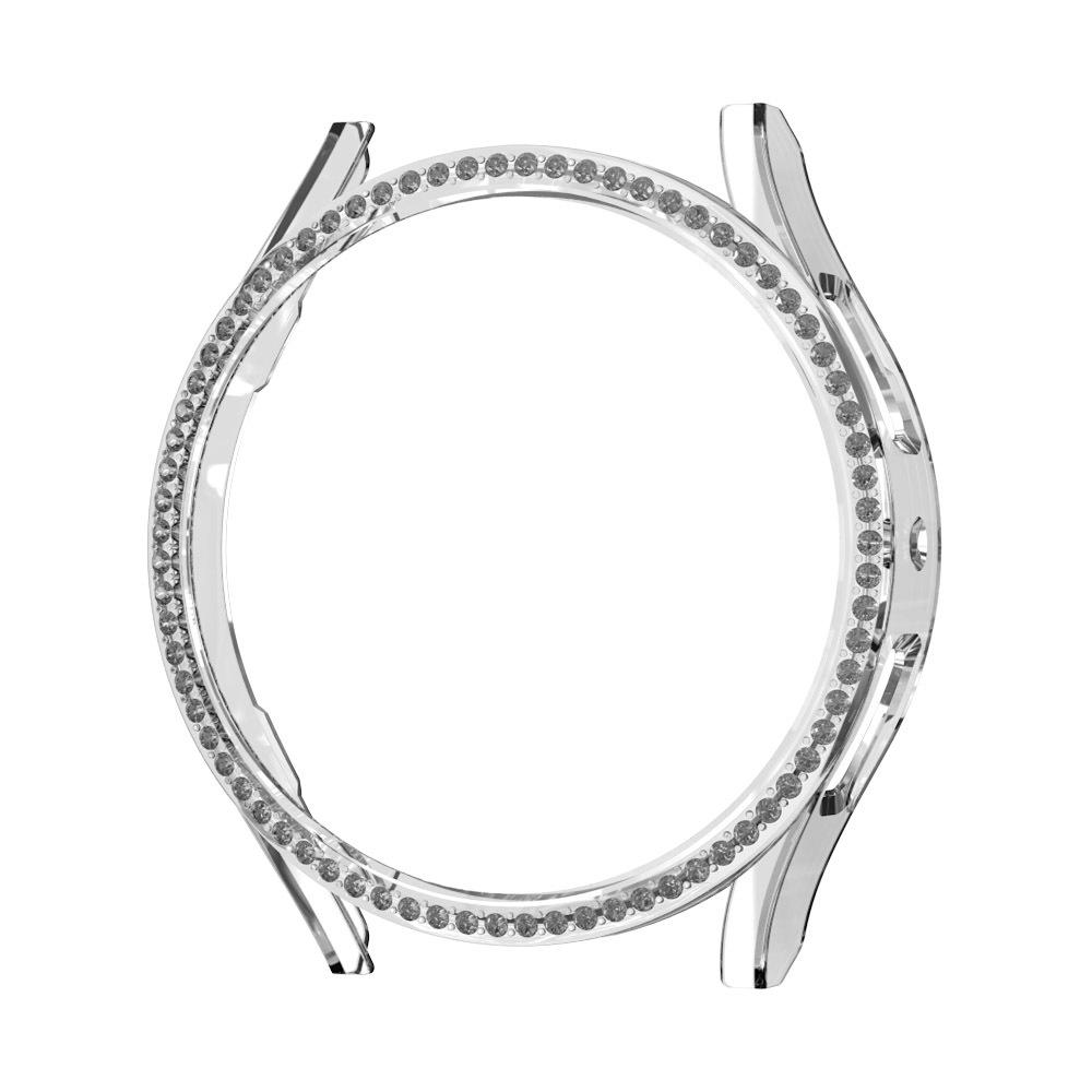 Bling Case for Samsung Galaxy Watch7 6 5 4 40mm 44mm Protective Case PC Encrusted Shiny Diamond Cover Bumper No Glass Accessorie