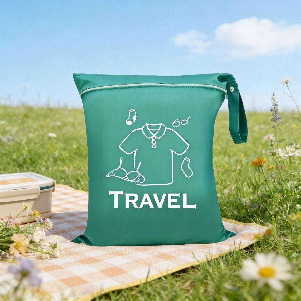 Oxford Cloth Laundry Bag Large Capacity Dirty Cloth Bag Beach Clothes Organizer  Gym Sports