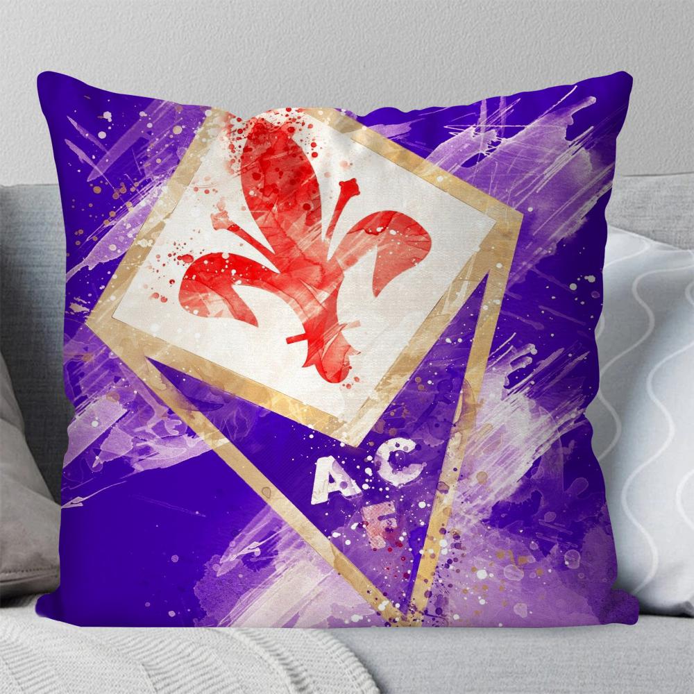 Acf Fashion F-Fiorentina Pillow Case Square Pillow Bedroom Sofa Leisure Comfort Cushion Car Living Room Home Decoration 40X40