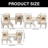 Hamster Wood Houses Natural Wood Small Pet Home Waterproof Hamster Cage for Small Pet