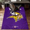 Vikings Team Spirit Rug Game Carpet, Floor Mat for Bedroom Living Room Entryway Rug, Home Decor Idea Gift for Christmas Birthday