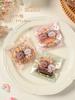 100Pcs 7x7cm Small Cartoon Animal Self-adhesive Plastic Bags Cookie Snack Candy Birthday Party Gift Packaging