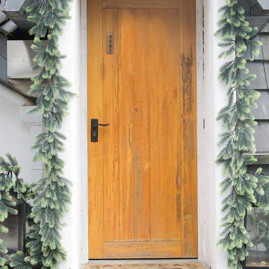 Artificial Plant Rattan New  Christmas Tree Garland Wreaths Home Outdoor Garden Party Decoration Pine Tree Rattan Arch Wall