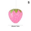 3D Strawberry Paper Lanterns Birthday Baby Shower Party Decoration Hanging Strawberry Ornament Background Garden Decor