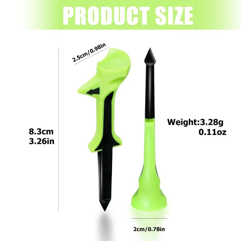 5Pcs Adjustable Golf Ball Tees Training Equipment 10 Degree Tilt Golf Tees for Golfers Golf Ball Holder Easy To Use