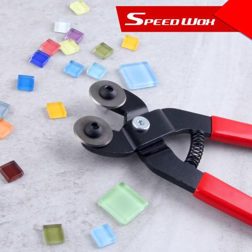 SPEEDWOX Tile Nippers, Glass Tile Nippers, Glass Cutter, Tile Nippers, Mosaic Cutter, Glass Nipper Cutter, Tile Cutting Pliers, Tile Cutting Pliers, R