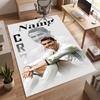 CR7 (37) Personalisierter Name Büro Teppich Stilvolle Dekoration für Wohnzimmer Schlafzimmer Küche