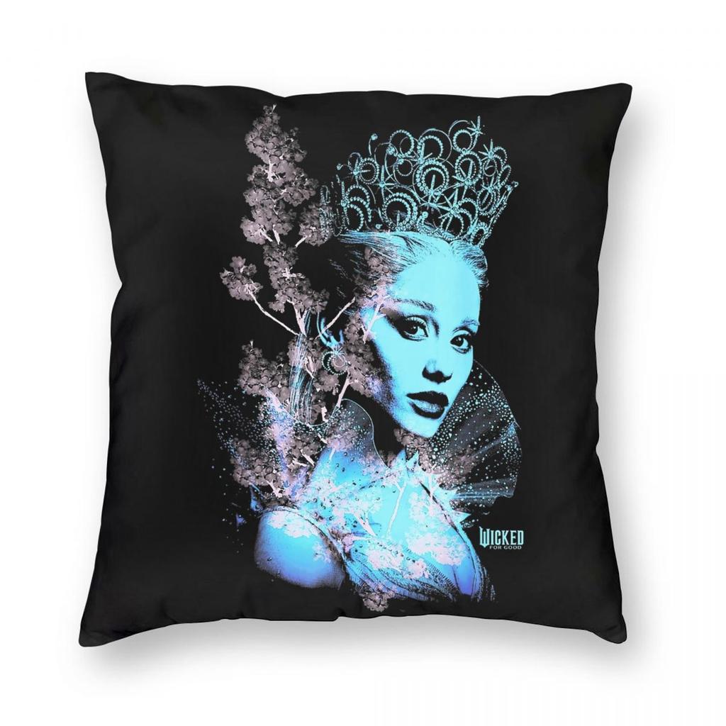 Wicked For Good Glinda Pillowcase Soft Polyester Cushion Cover Decor Throw Pillow Case Cover Home Square cm
